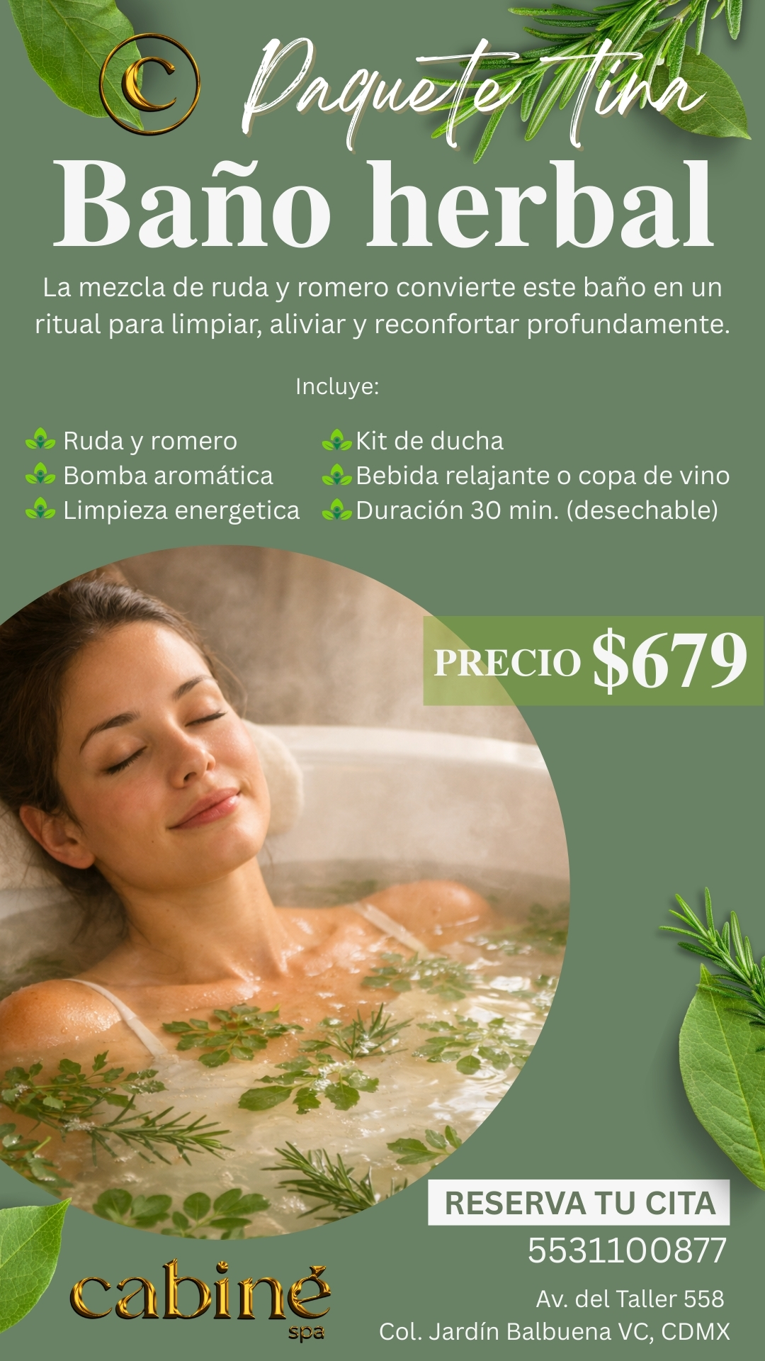 BAÑO HERBAL
